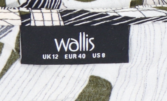 Wallis Women’s Multicoloured Floral Viscose Blouse UK 12