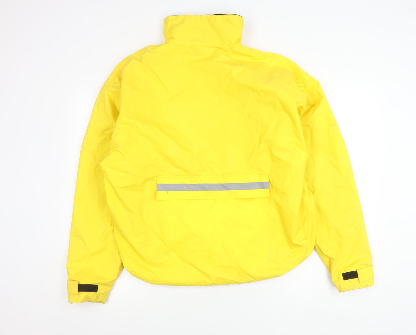 Isla 2000 Men's Yellow Nylon Windbreaker Jacket L Retro Sports