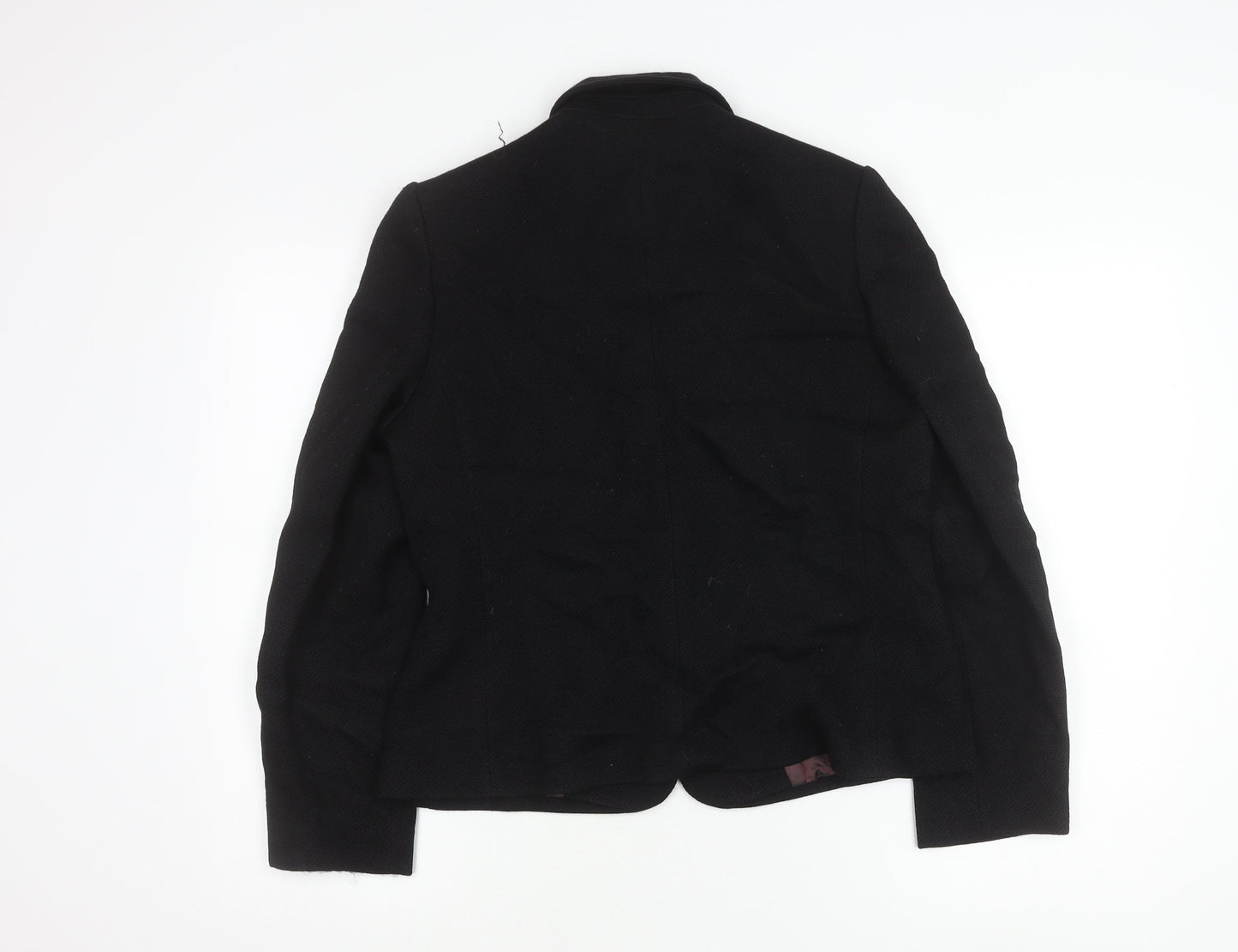 Marks and Spencer Womens Black Blazer Jacket Size 12 Formal Workwear