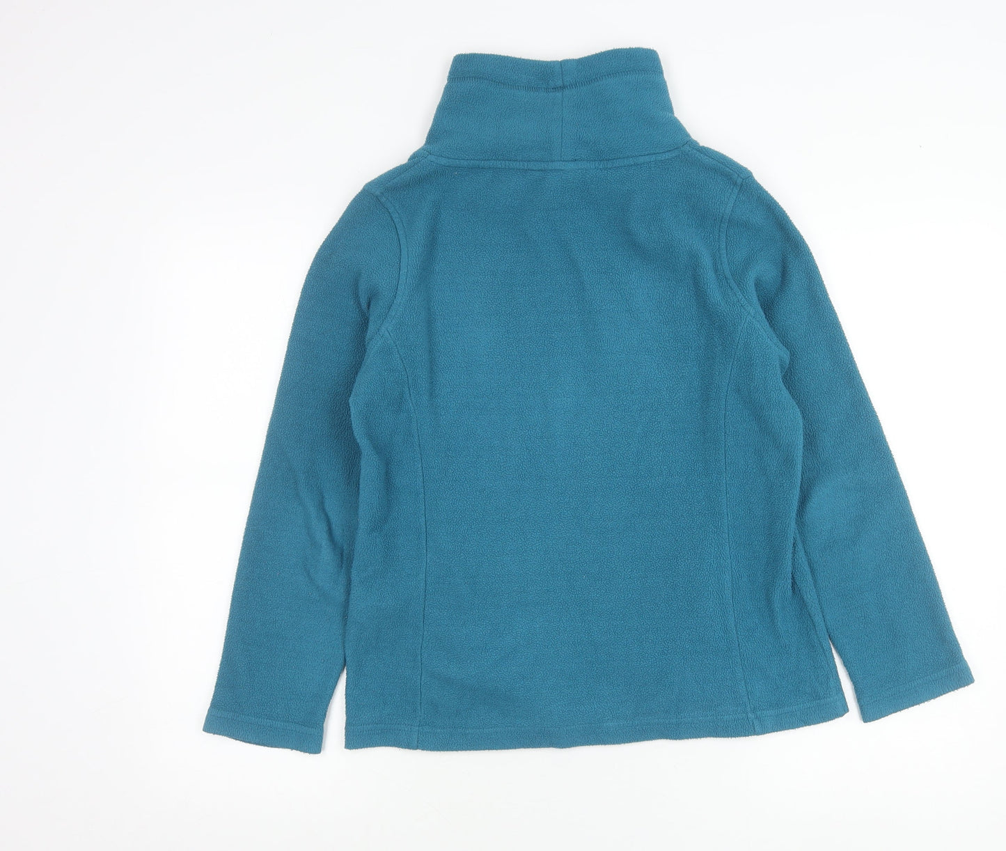 Cotton Traders Women’s Blue Fleece Pullover Sweatshirt Size 10