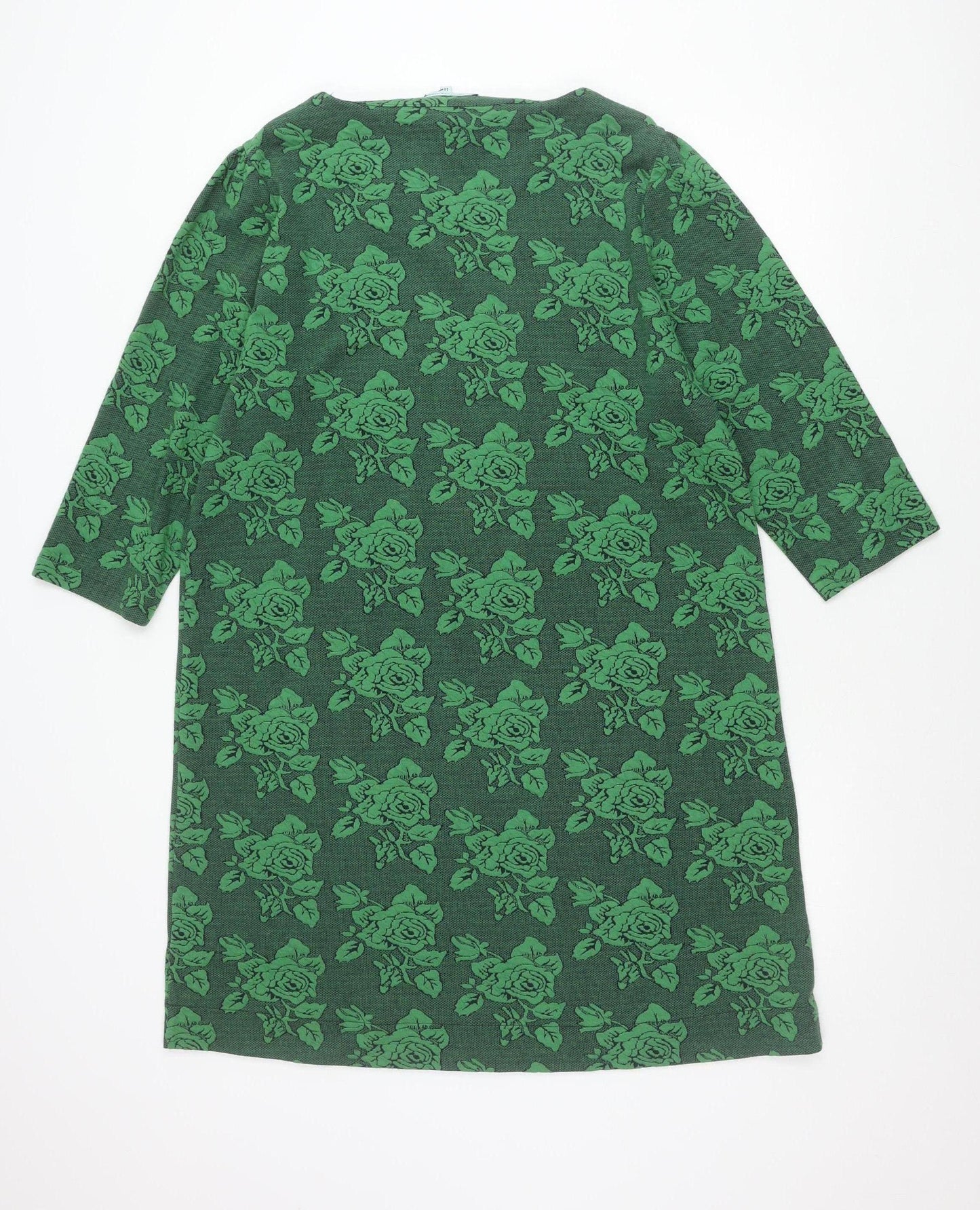Dickins & Jones Women’s Green Floral Shift Dress Size 16