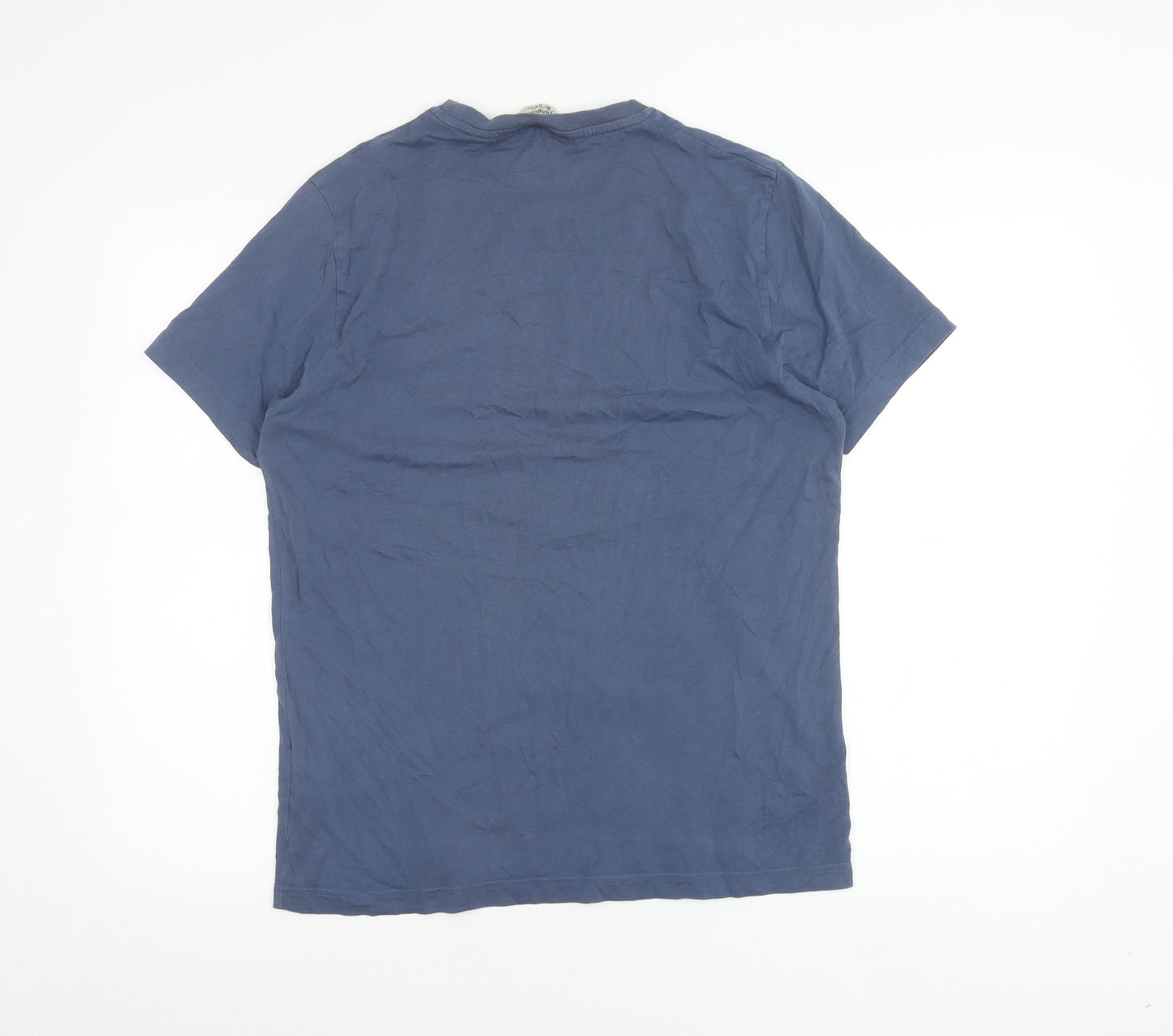Penguin by Munsingwear Men's Blue M Crew Neck Cotton T-Shirt