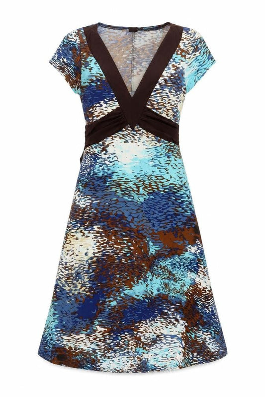 Purple Rain Women’s Multicoloured Animal Print Wrap Dress Size L