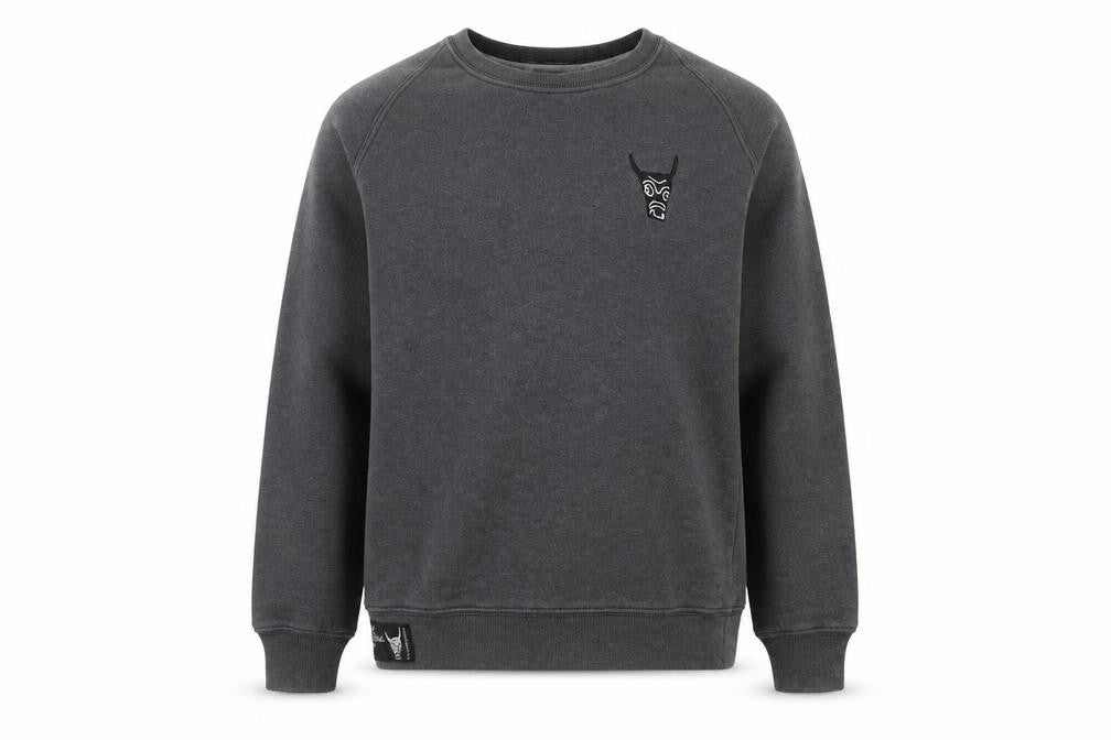 USHI Boys Grey Crew Neck Sweatshirt 10 Years Pullover Fleece Casual
