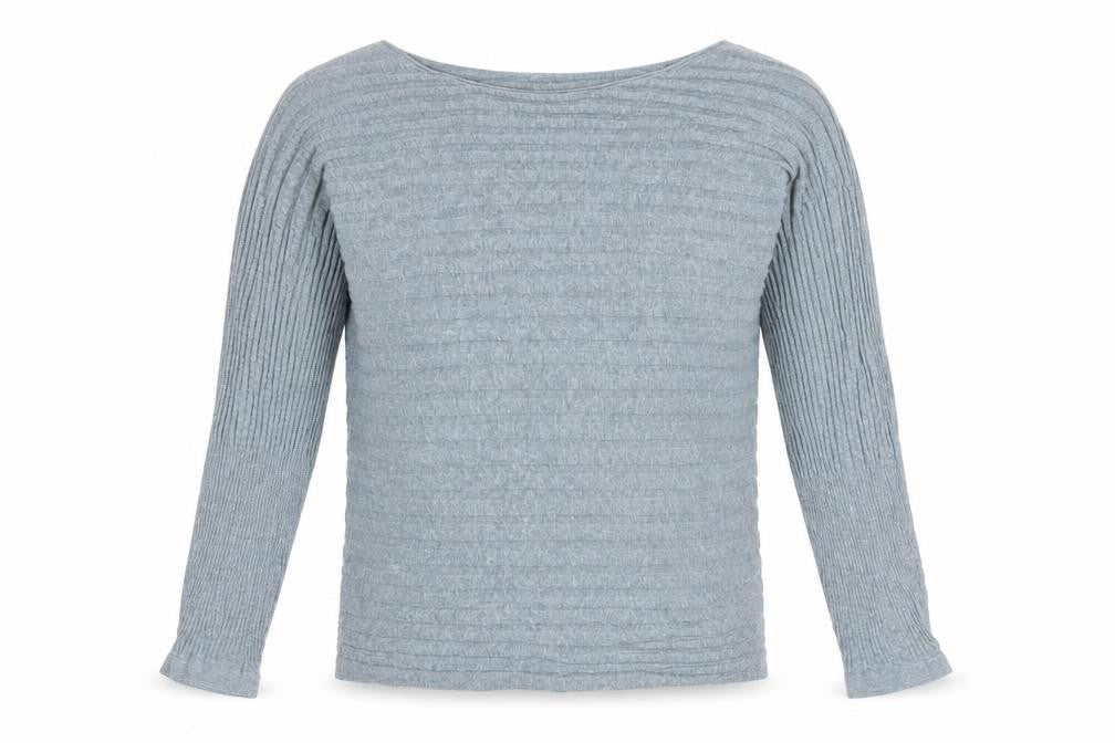 Jigsaw Womens Grey Boat Neck Knit Jumper Size S Long Sleeve