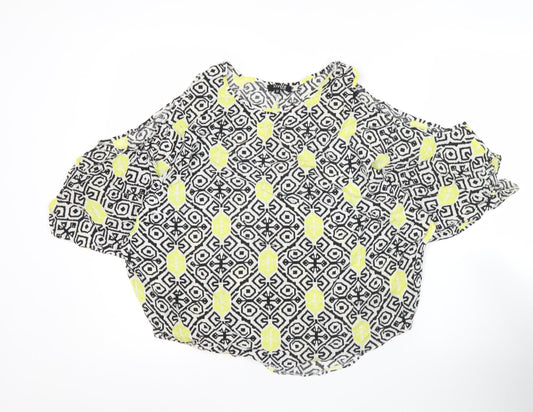 Stella Morgan Womens Multicoloured Size 12 Viscose Tunic Blouse