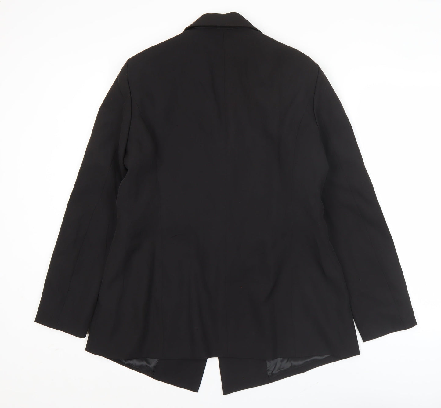 Boohoo Womens Black Size 12 Blazer Jacket Tailored Workwear
