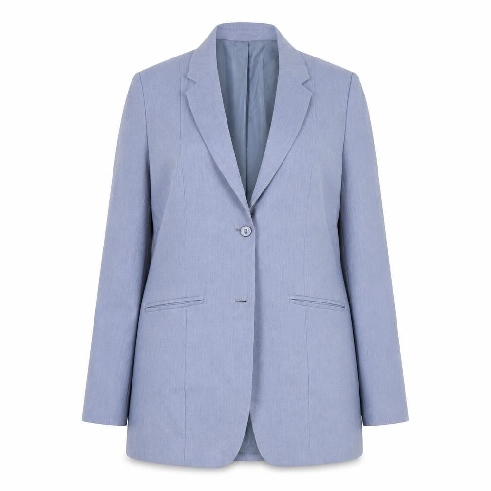 Mackays Women’s Blue Size 14 Longline Blazer Coat Jacket