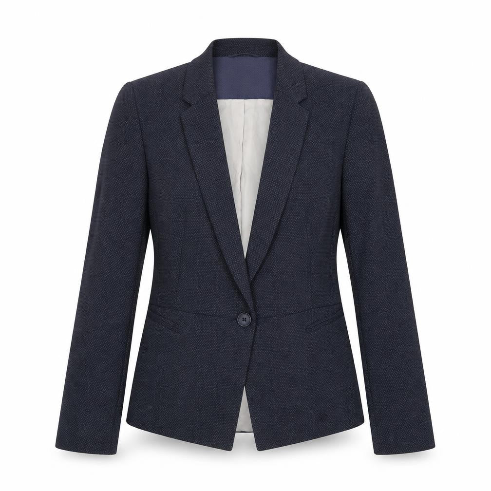 Next Women’s Blue Tailored Blazer Size 12 Slim Fit Jacket
