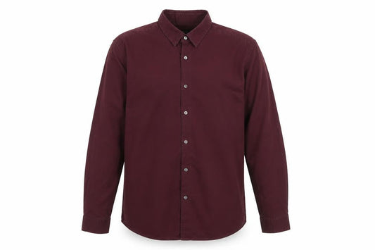 Calvin Klein Men’s Red Slim Fit Long Sleeve Button-Up Shirt Size 39