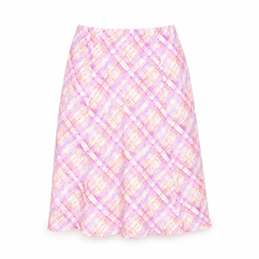 Cotswold Collections Womens Multicoloured Plaid A-Line Skirt M