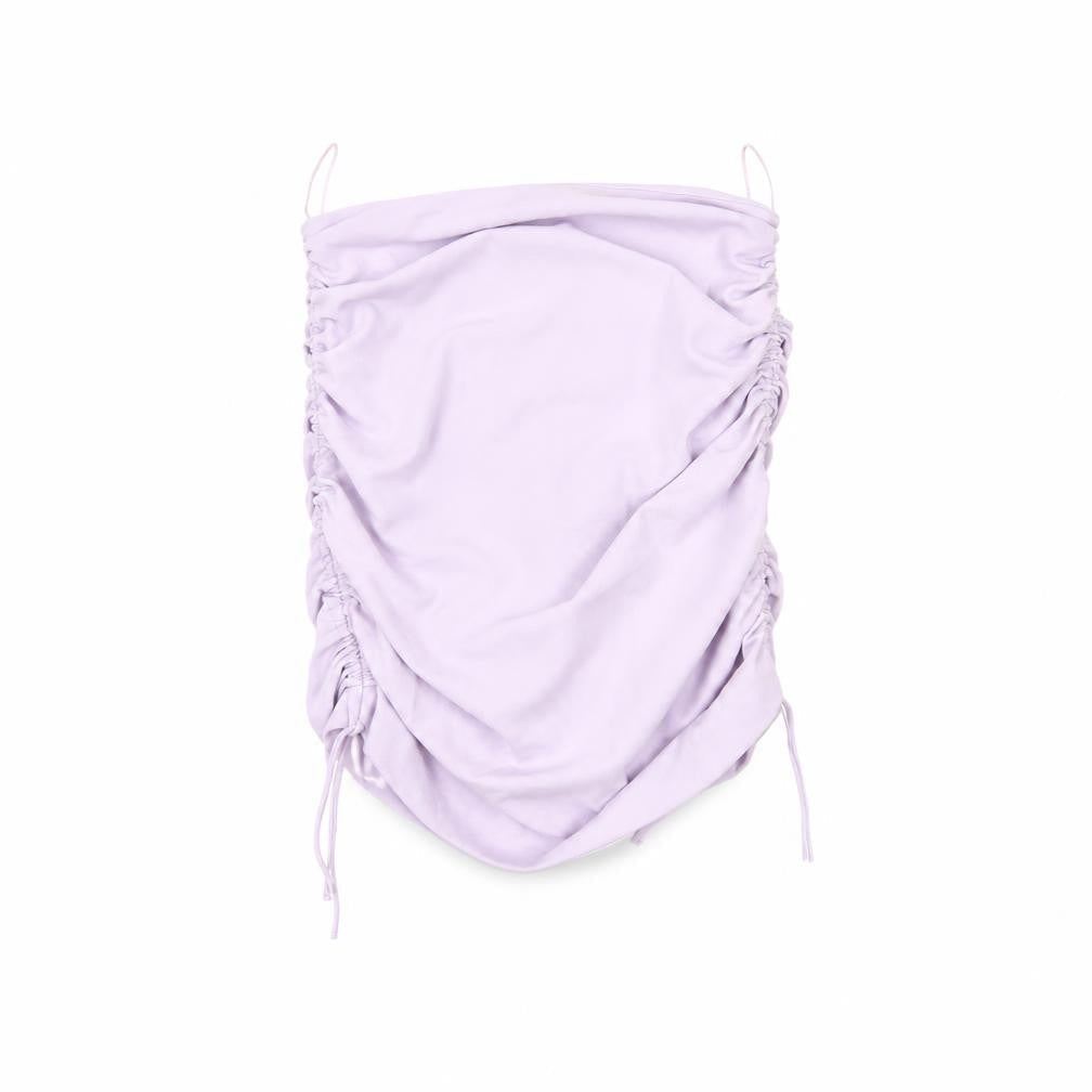 Zara Women Purple Strapless Camisole Tank Top Size S Polyester