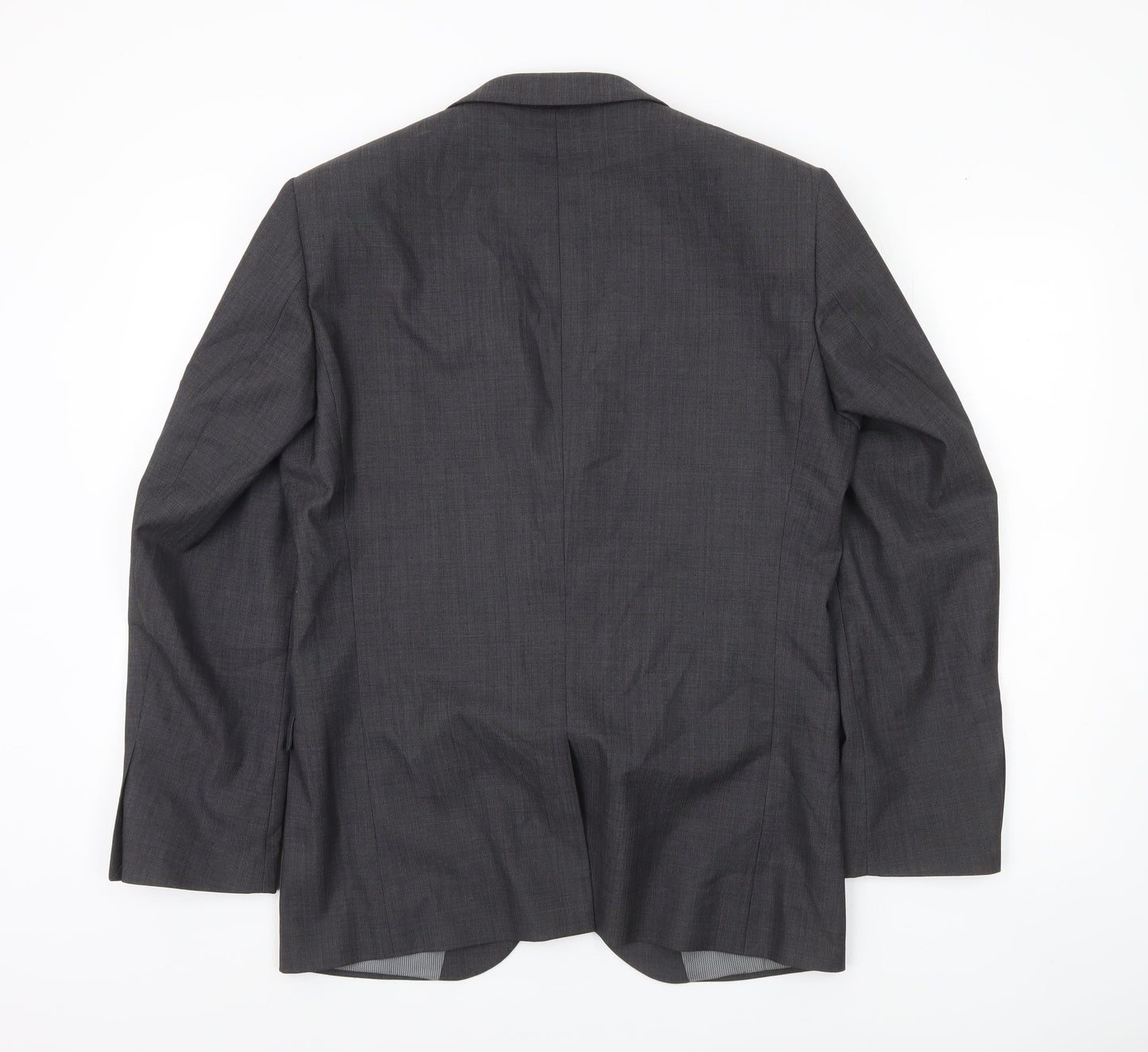 Next Men's Grey 38S Slim Fit Wool Blend Suit Jacket