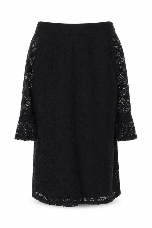 Lipsy Women’s Black Lace Off Shoulder Sheath Dress Size 10