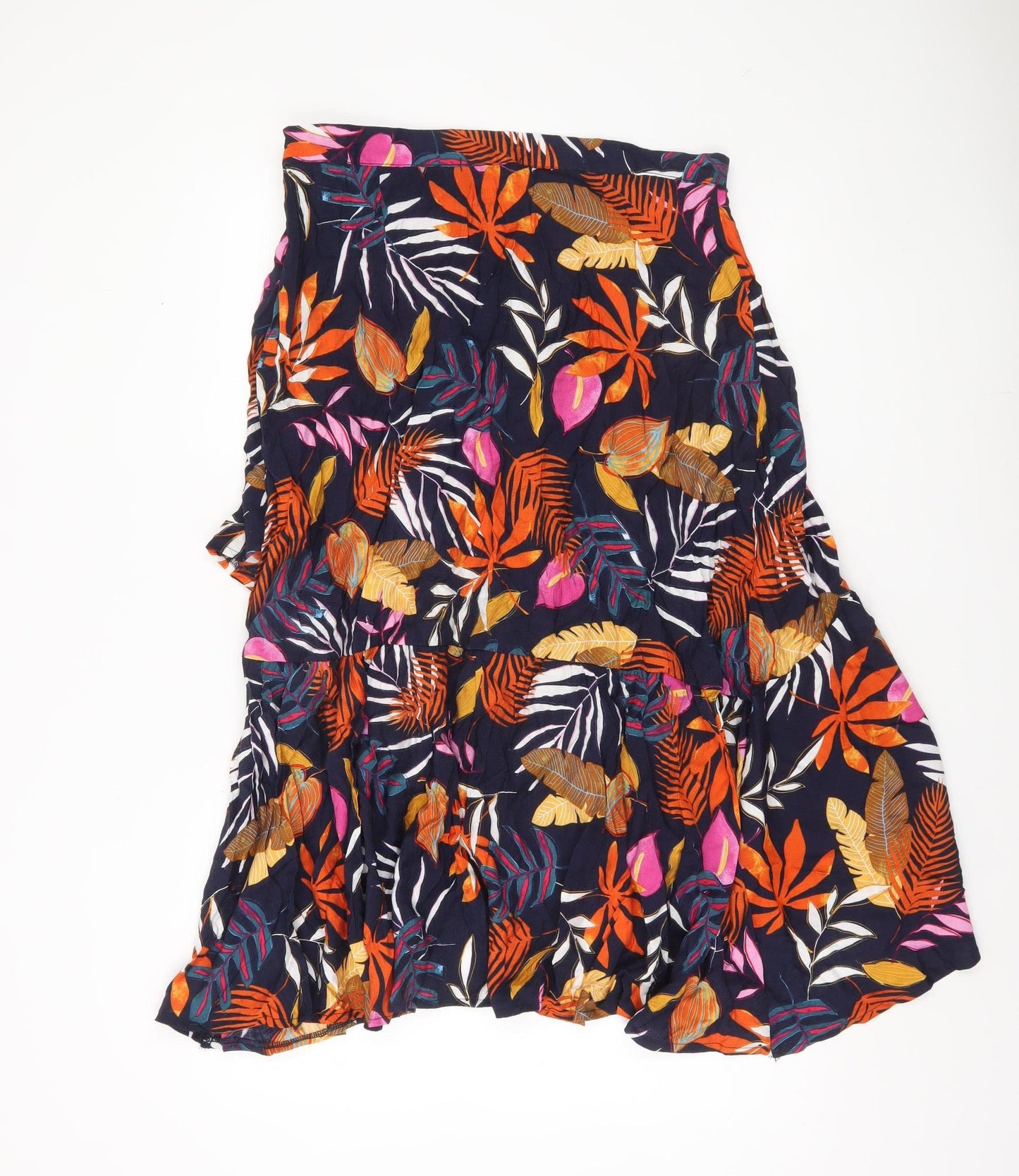 Cerulean Collection Women’s Multicoloured L Floral Midi Skirt