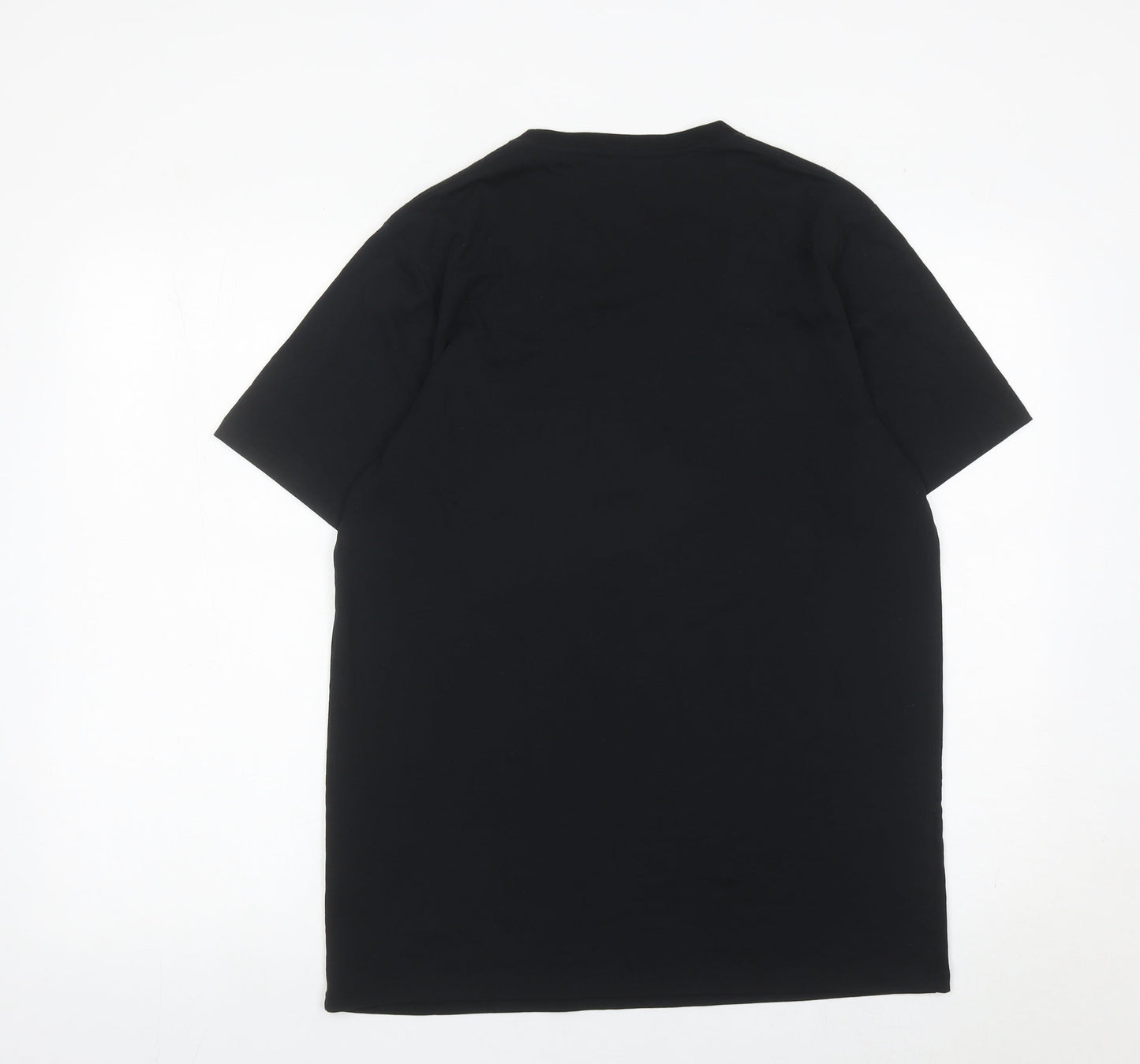 Lost Soles Men's Black L Crew Neck Graphic Print T-Shirt