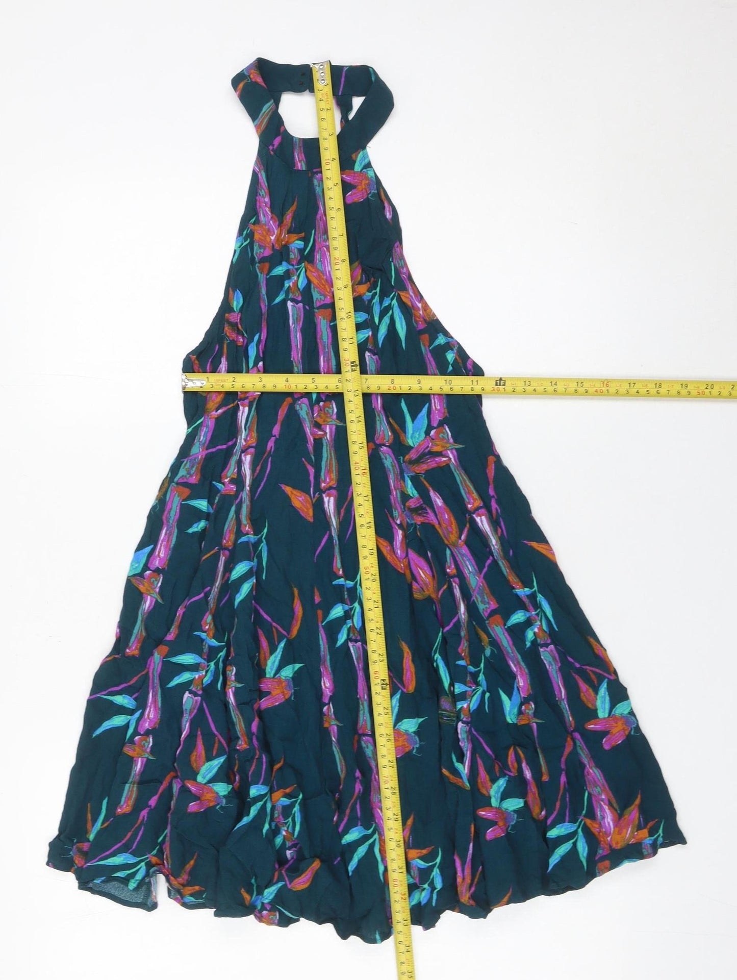 Kimchi Blue Women’s Multicoloured Halter A-Line Dress Size M Floral