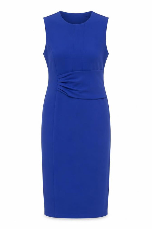 Next Women’s Blue Sheath Knee Length Dress UK 8 Sleeveless