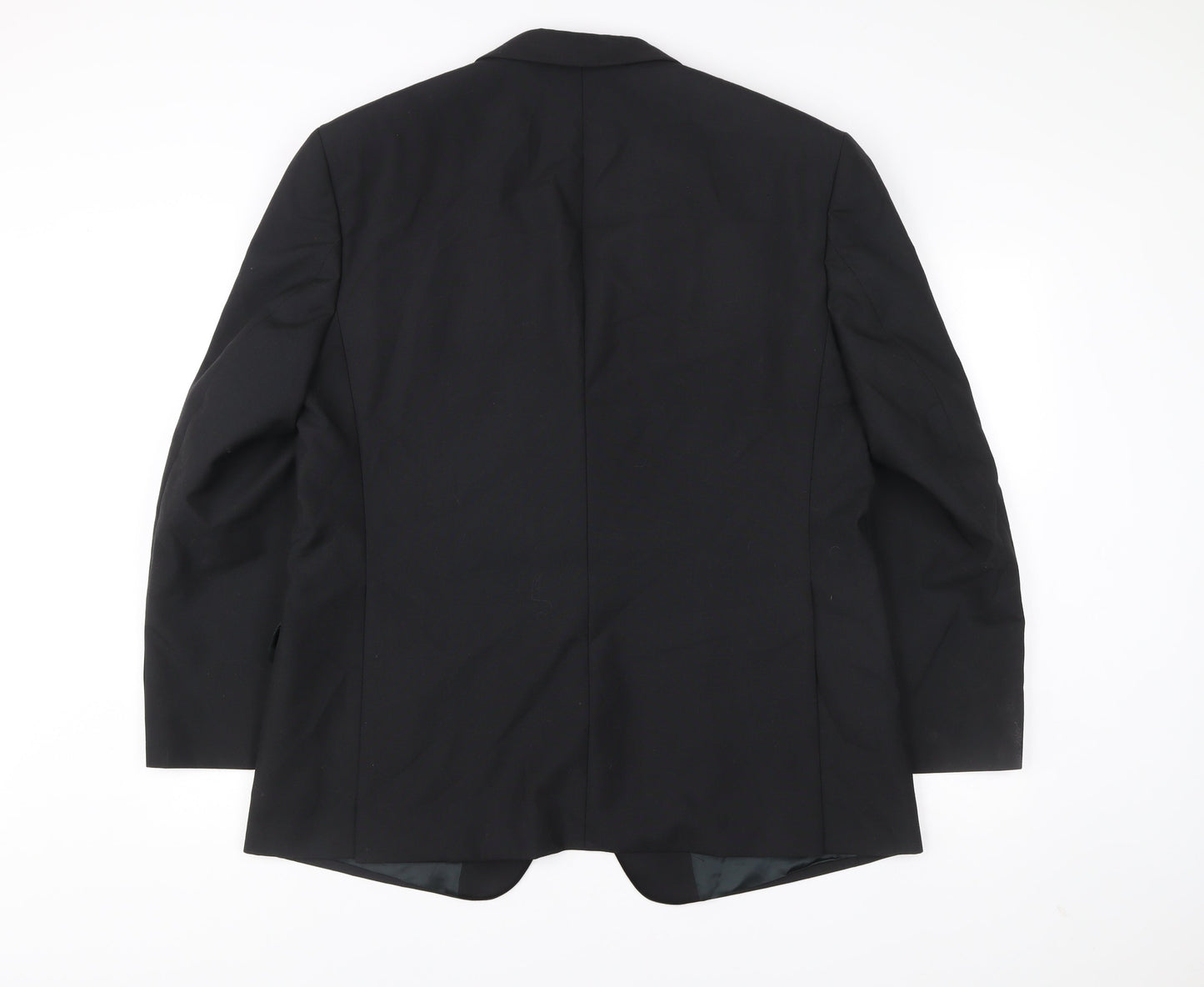 Skopes Mens Black 44S Wool Blend Blazer Jacket Formal Wear