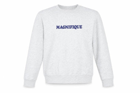 H&M Men’s Grey XS Pullover Sweatshirt with Embroidered Logo