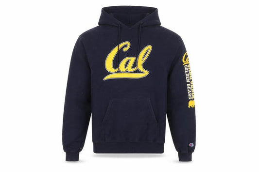 Champion Men’s Blue Cal Pullover Hoodie Size S University Sportswear