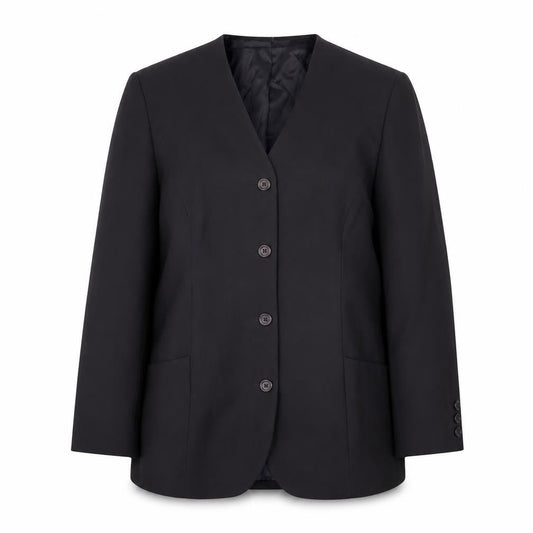 Marks & Spencer Women’s Blue Wool Petite Fit Suit Jacket UK 16