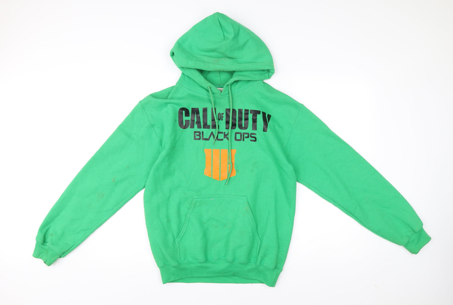 Gildan Men’s Green Call of Duty Black Ops Pullover Hoodie Size S