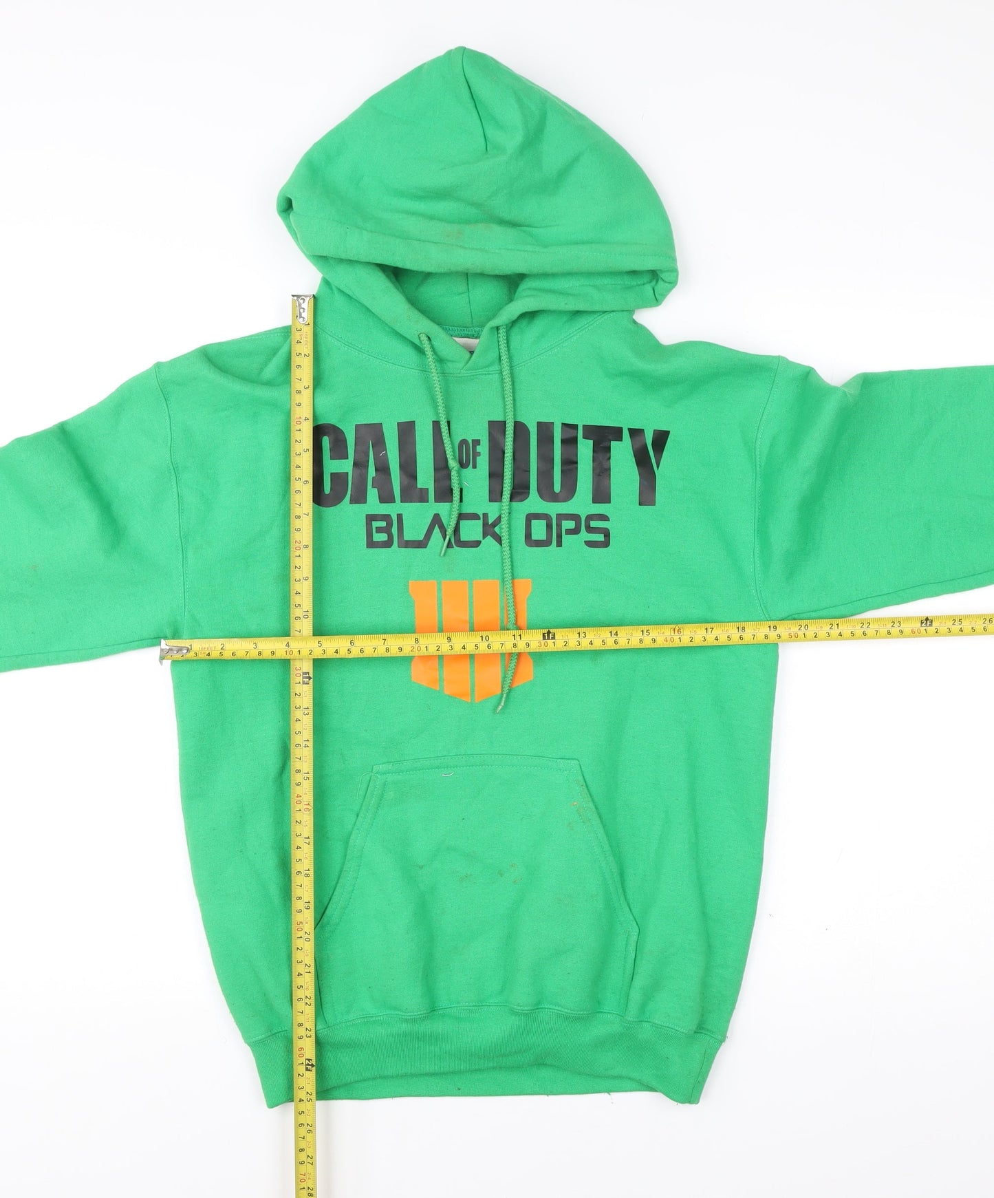 Gildan Men’s Green Call of Duty Black Ops Pullover Hoodie Size S