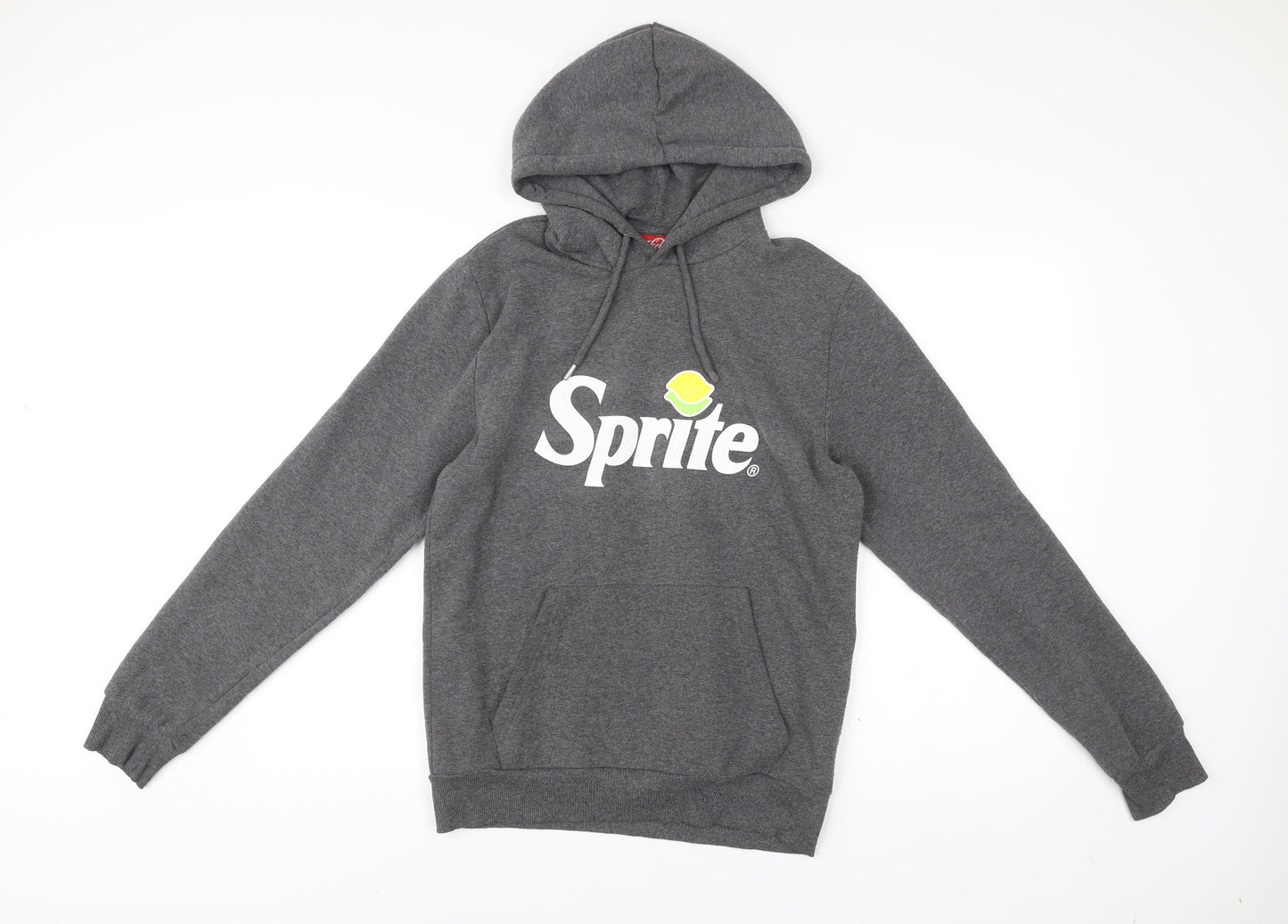 Coca-Cola Sprite Men's Grey Pullover Hoodie S Logo Graphic Jumper