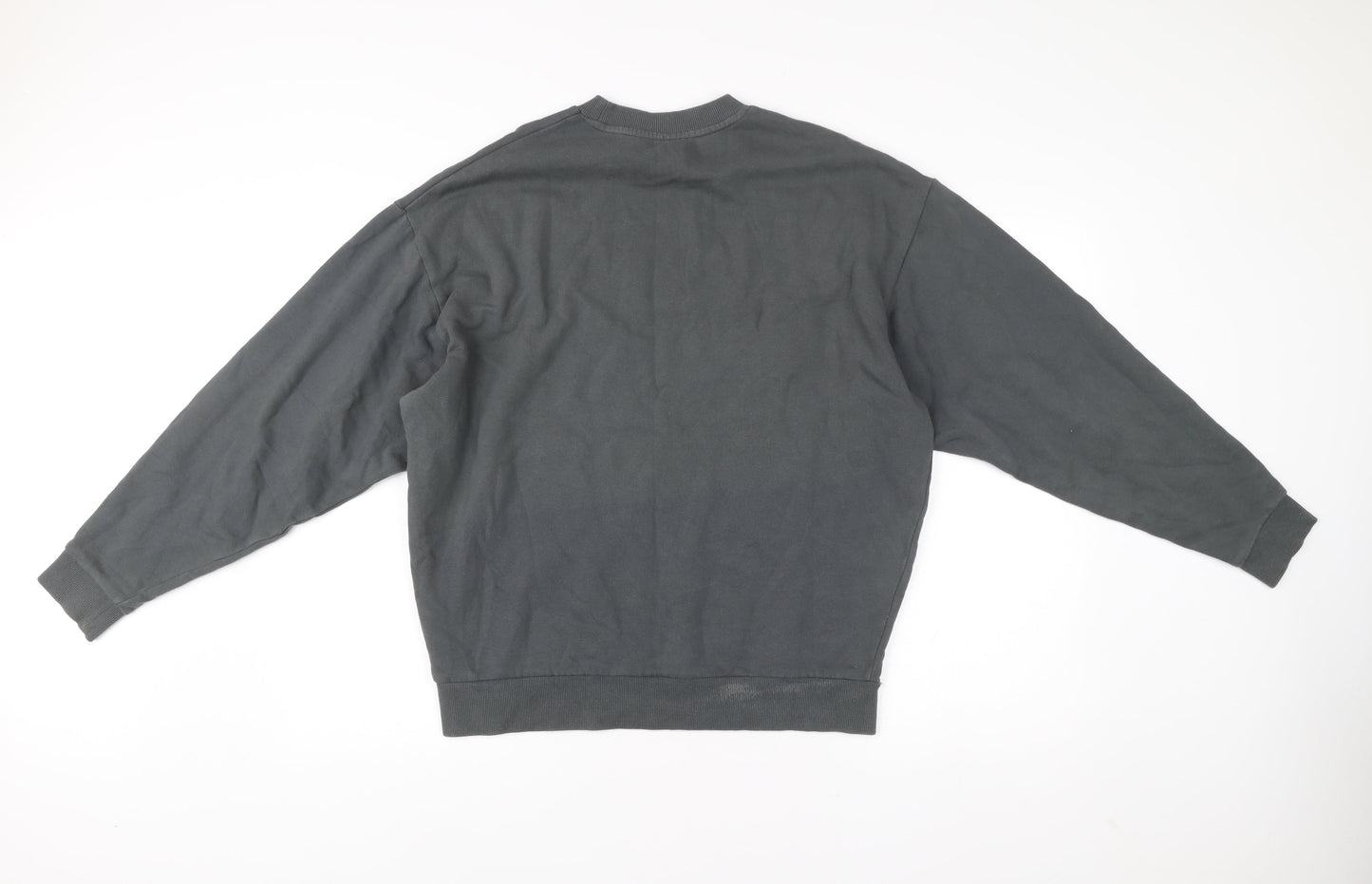ASOS Men’s Grey Pullover Sweatshirt Size S Crew Neck Fleece Cotton