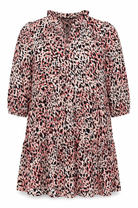 F&F Women’s Multicoloured Animal Print Shift Dress Size 18