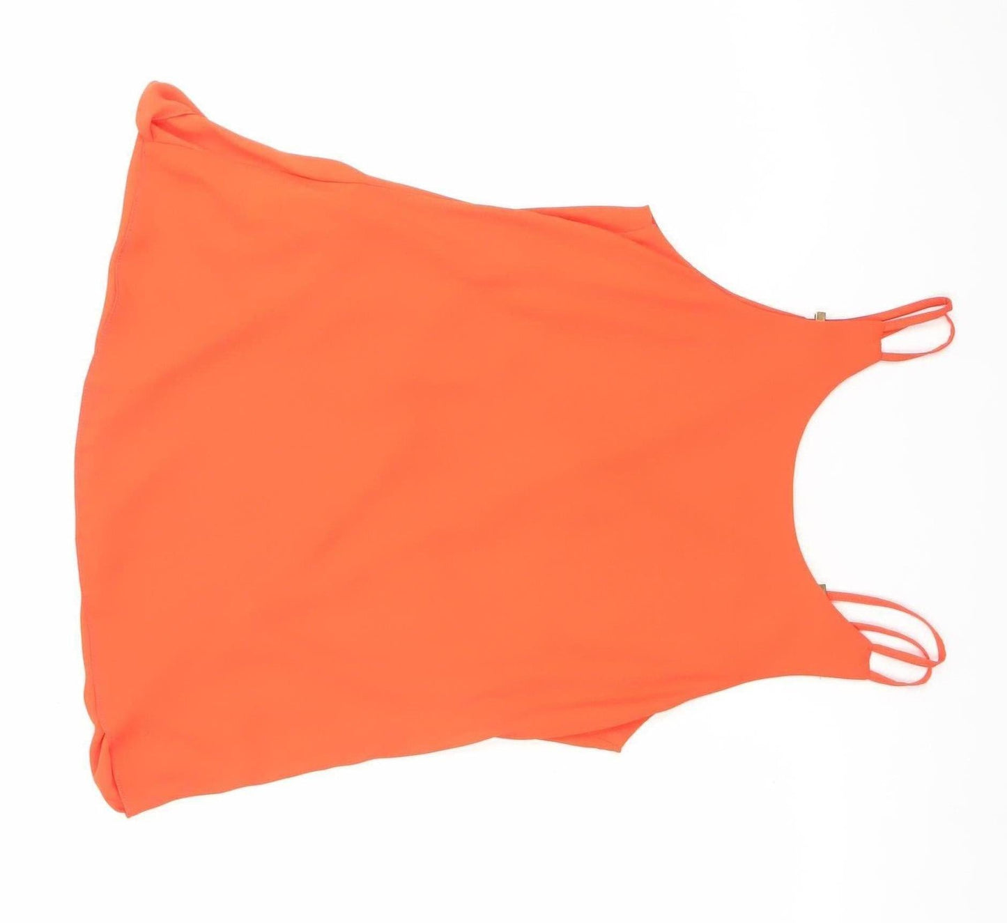 New Look Women’s Orange Size 10 Camisole Tank Top V-Neck Sleeveless