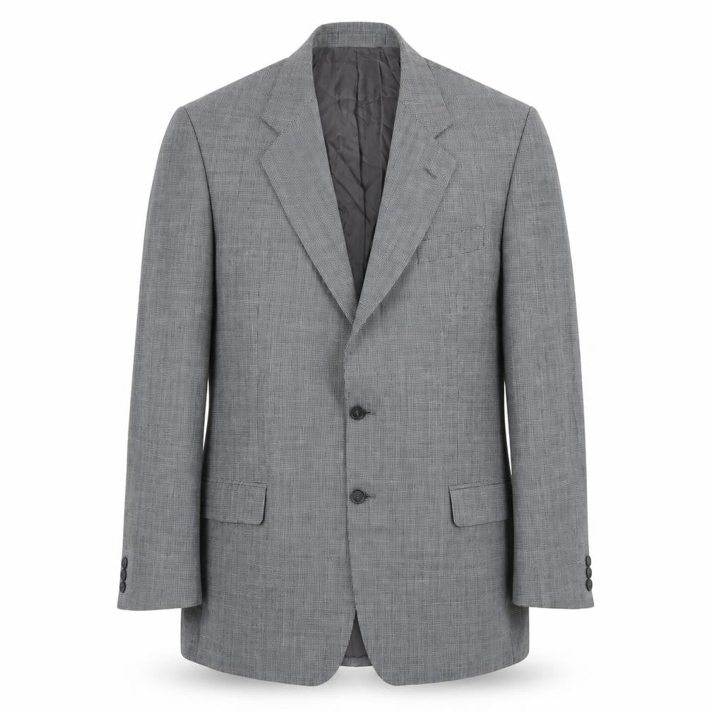 Marks & Spencer Men's Grey 42L Wool Blend Blazer Jacket Classic Fit
