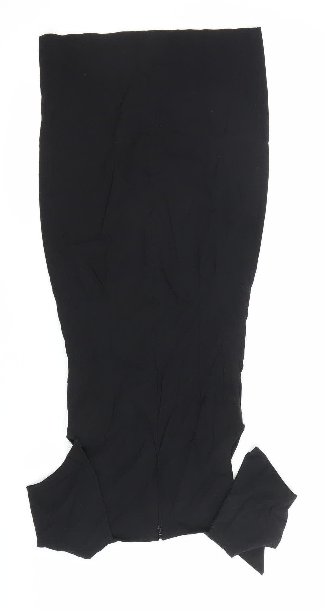 Vesper Womens Black Sheath Knee Length Stretch Dress Size 8