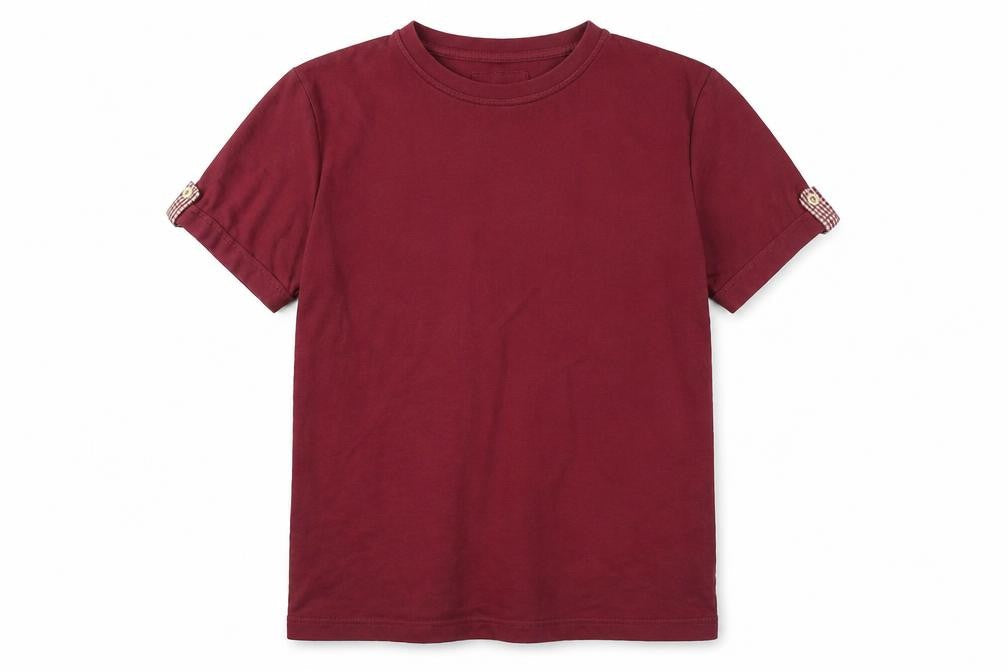 Original Penguin by Munsingwear Men’s Red Cotton Crew Neck T-Shirt L