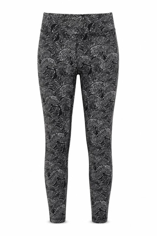 ESMARA Womens Black XS Geometric Print Active Leggings