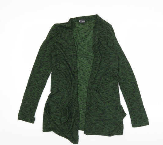 Sparkle & Fade Women’s Green Knit Long Sleeve Cardigan Size S