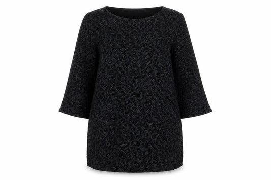 Principles Women’s Black Animal Print Shift Dress Size 10
