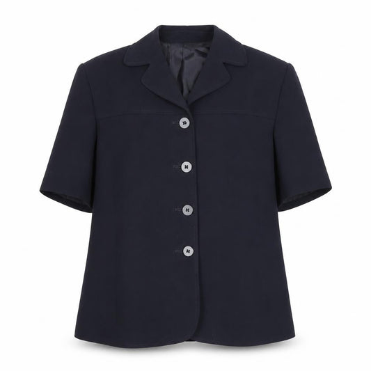 Marks & Spencer Women’s Blue UK 12 Short Sleeve Suit Jacket Classic