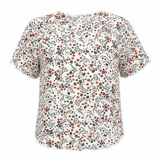 Soul Collection Womens Multicoloured Floral T-Shirt M Short Sleeve