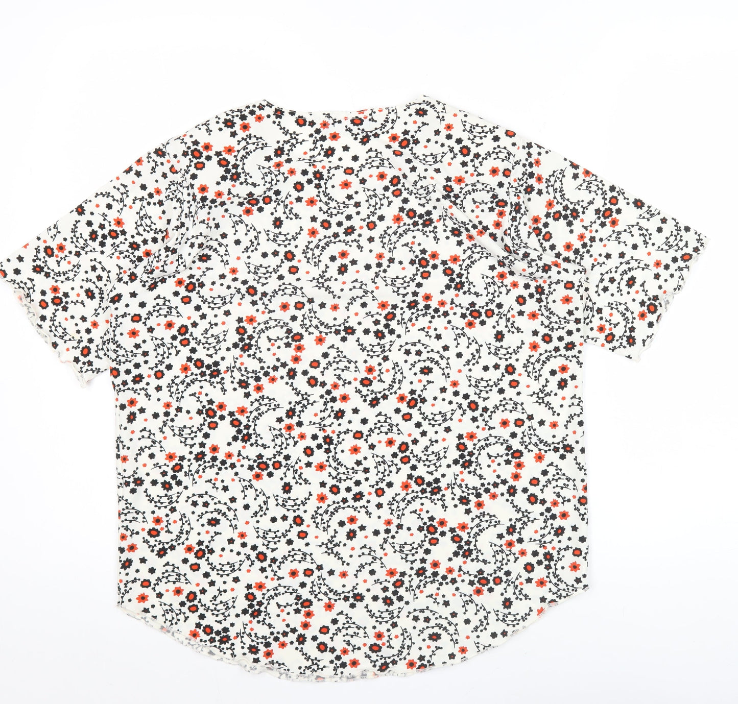 Soul Collection Womens Multicoloured Floral T-Shirt M Short Sleeve