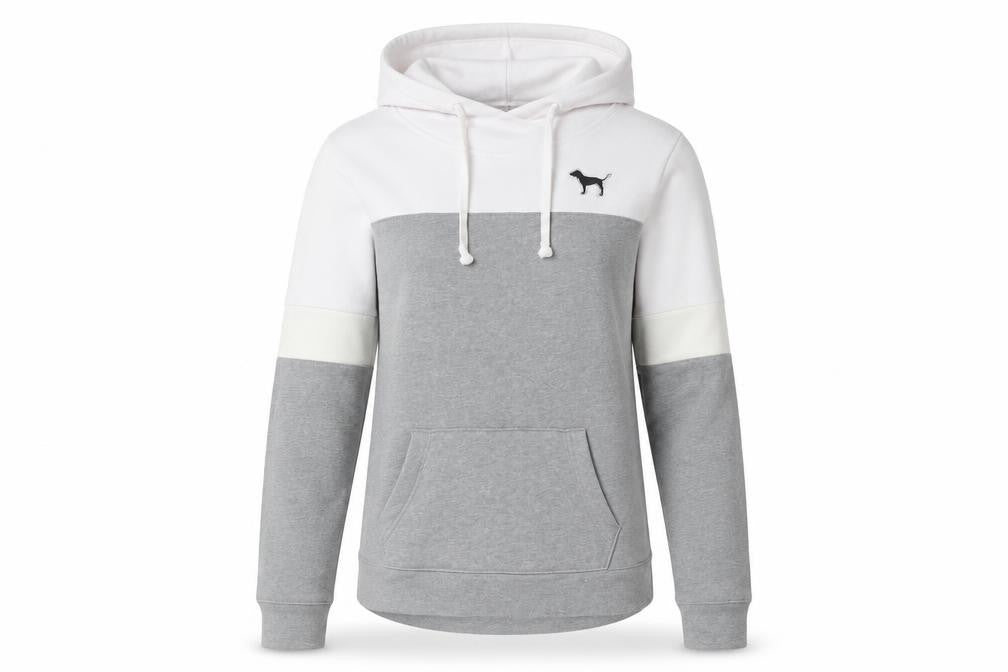 Victoria's Secret PINK Women's Grey White Sequin Logo Hoodie XS