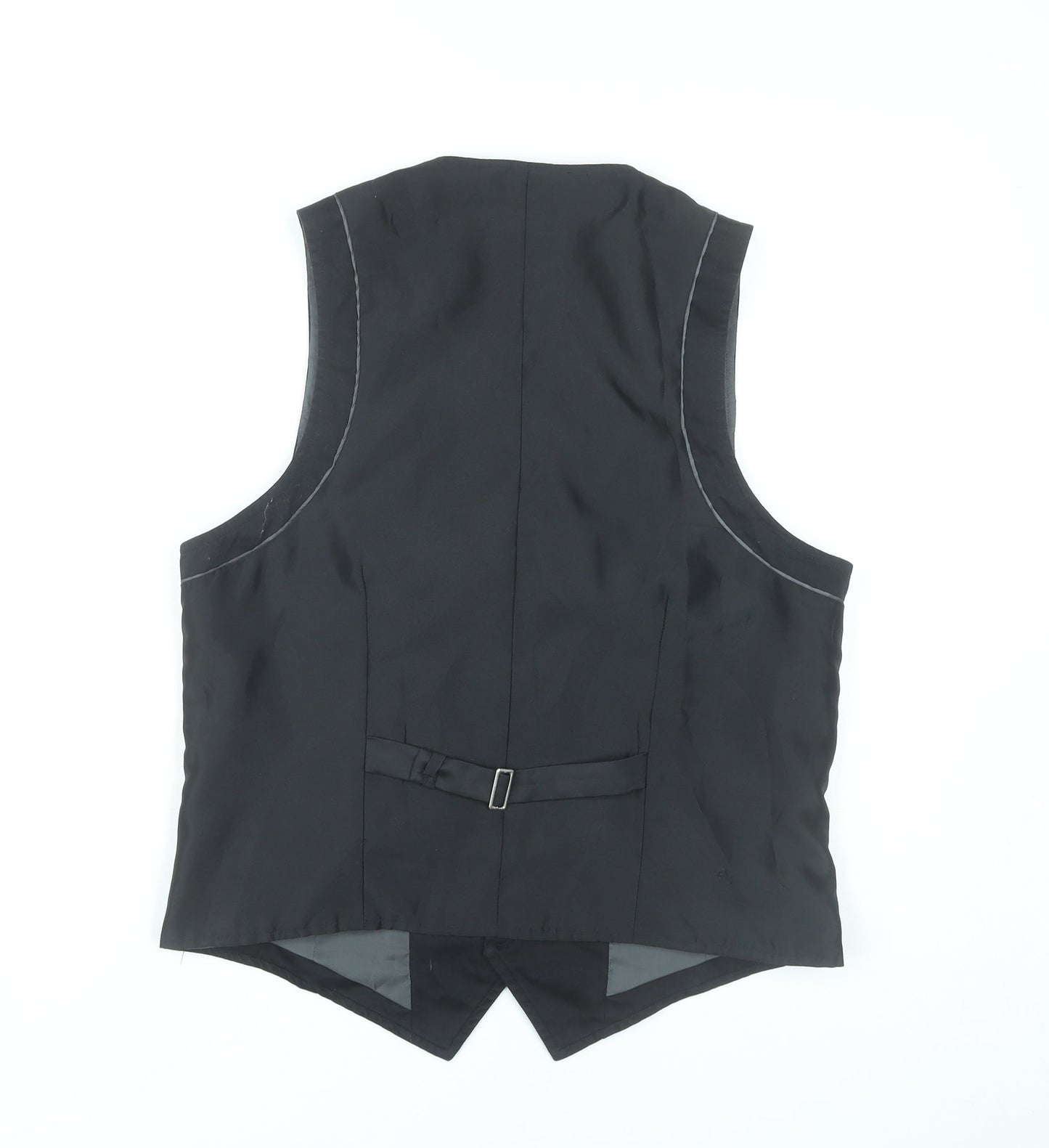 Red Herring Men's Black Waistcoat Medium Chest 39-42" Classic Formal