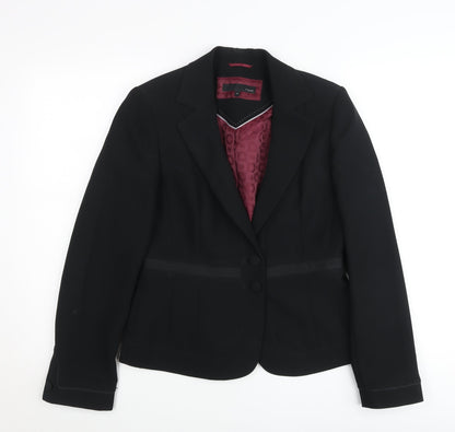 Next Women’s Black Suit Jacket Size 10 Two-Button Workwear Blazer