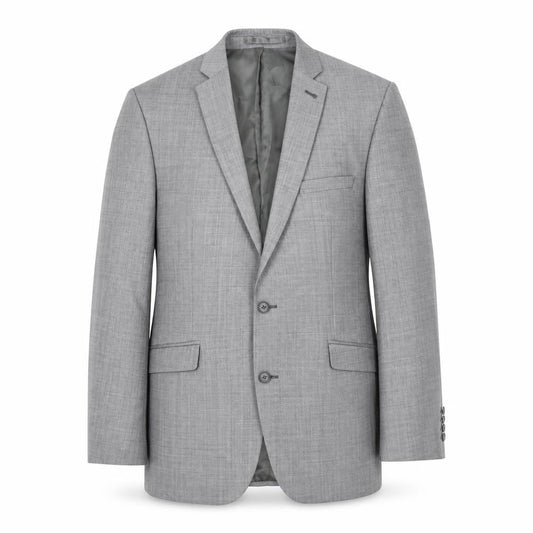 Racing Green Men's Grey Wool Blend Blazer Jacket 40in Chest Regular Fit