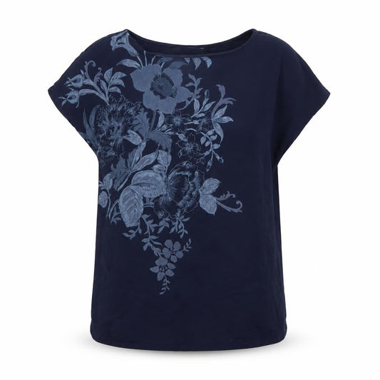 Marks and Spencer Womens Blue Floral Tunic Blouse UK 10