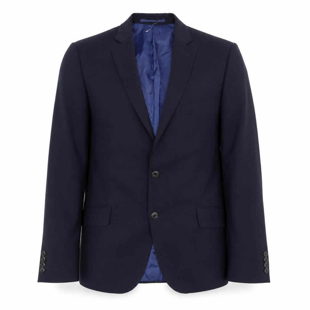 Marks & Spencer Mens Blue Slim Fit Wool Blazer Jacket 40 M