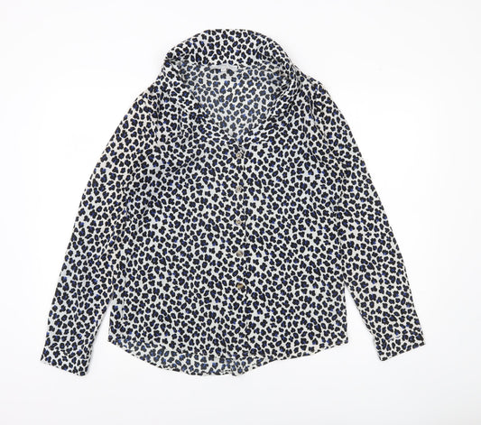 Never Fully Dressed Women’s Multicoloured Animal Print Button-Up Shirt Size M