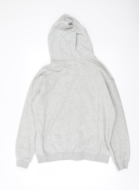 H&M Men’s Grey Pullover Hoodie S New York City Logo Fleece