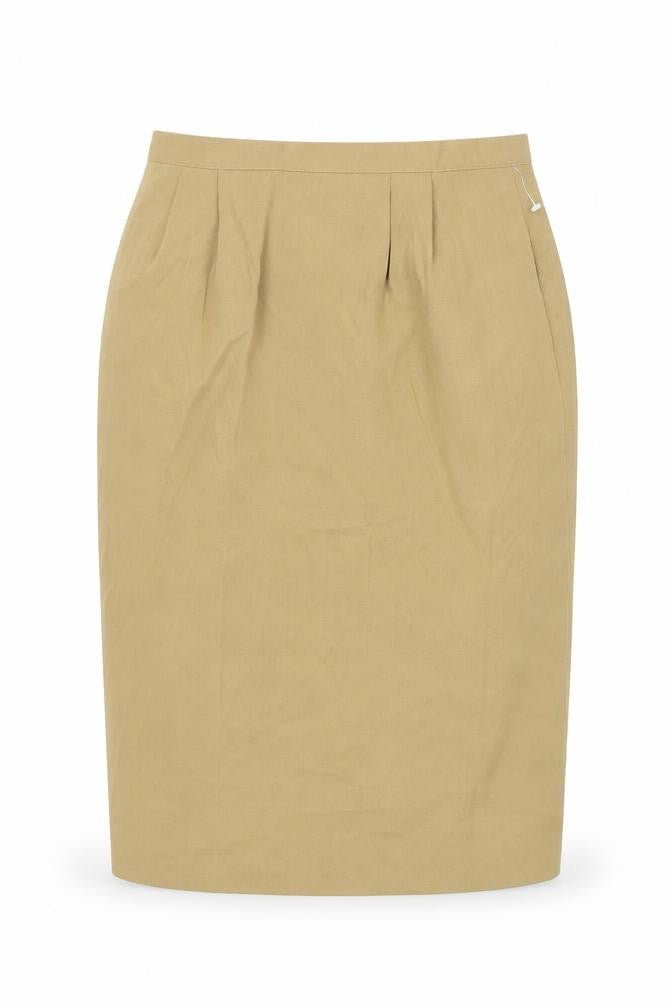 Dress Barn Women’s Beige Pencil Skirt Size 8 Knee Length